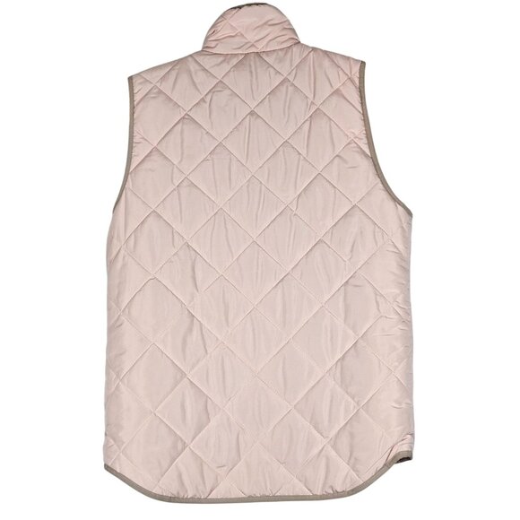 Quinn Blush Pink Quilted Utility Vest Women M – Clean Girl Gorpcore Preppy Layer - Picture 3 of 11